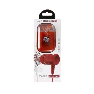 Ενσύρματα ακουστικά - EV-220 - 202562 - Red