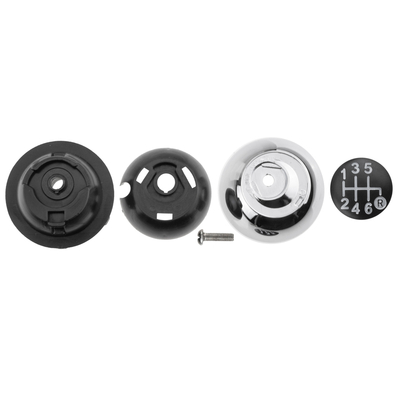 ΠΟΜΟΛΟ ΤΑΧΥΤΗΤΩΝ ΜΑΡΚΕ ΜΕ ΕΝΔΕΙΞΗ 6 ΤΑΧΥΤΗΤΩΝ ΣΕ ΧΡΩΜΙΟ-ΑΣΗΜΙ-ΜΑΥΡΟΧΡΩΜΑ ΓΙΑ FIAT 500 ABARTH 2007+ NTY - 1 ΤΕΜ.