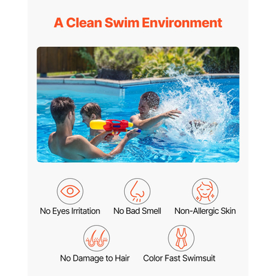 Σύστημα χλωρίωσης αλμυρού νερού VEVOR W3T-Cell-15 για εσωτερική πισίνα 40000 γαλόνια