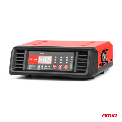 ΦΟΡΤΙΣΤΗΣ ΜΠΑΤΑΡΙΑΣ 6/12V max10A ΨΗΦΙΑΚΟΣ AMIO - 1 τεμ.