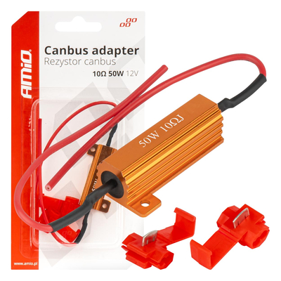 ΑΝΤΙΣΤΑΣΗ CAN-BUS 12V 50W 10Ω (CANCELLER) AMIO - 1 τεμ.