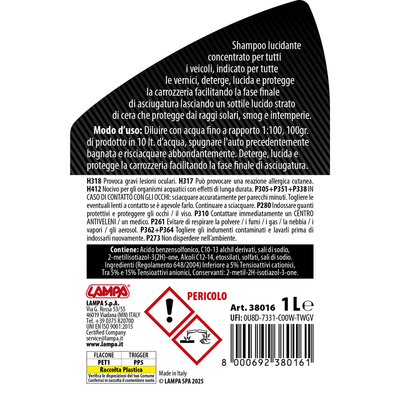 ΣΑΜΠΟΥΑΝ ΜΕ ΚΕΡΙ GRAN PREE ΣΥΜΠΥΚΝΩΜΕΝΟ 1000ml LAMPA - 1 ΤΕΜ.