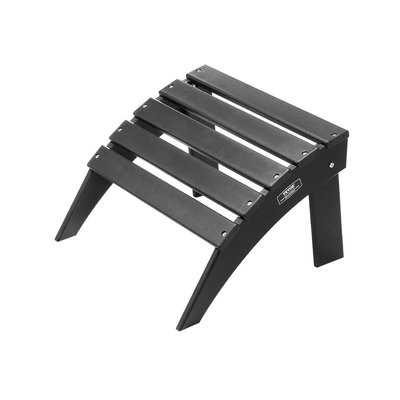 VEVOR Adirondack Ottoman 18,7L x 19,7W x 13H Inch HDPE Πτυσσόμενο υποπόδιο μαύρο