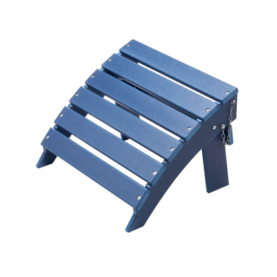 VEVOR Adirondack Ottoman 15,7L x 18,9W x 13H Inch HDPE Πτυσσόμενο υποπόδιο μπλε