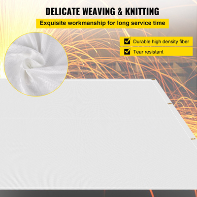 Κουβέρτες πυρκαγιάς έκτακτης ανάγκης VEVOR Κουβέρτες συγκόλλησης από υαλοβάμβακα 2 Συσκευασίες πυροσβεστικές κουβέρτες