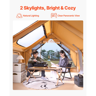 Φουσκωτή σκηνή VEVOR για Κάμπινγκ 5-8 Άτομα Glamping Σκηνή με Αντλία Εύκολη ρύθμιση