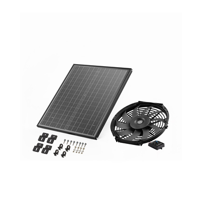 VEVOR 12" Gable Mount Fan 1300 CFM Attic Exhaust Fan with Ρυθμιζόμενος Θερμοστάτης