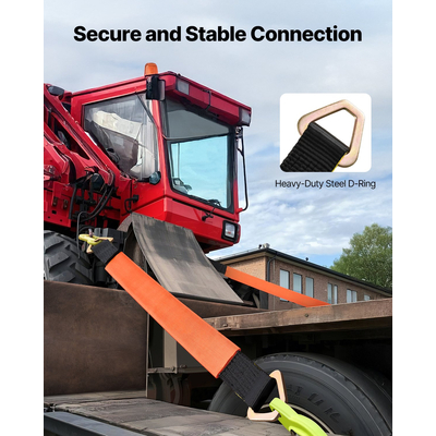 Ιμάντες άξονα VEVOR Ιμάντες σύνδεσης άξονα D Δαχτυλίδι 2 σε x 3,2 πόδια για φορτηγό με ρυμουλκούμενο