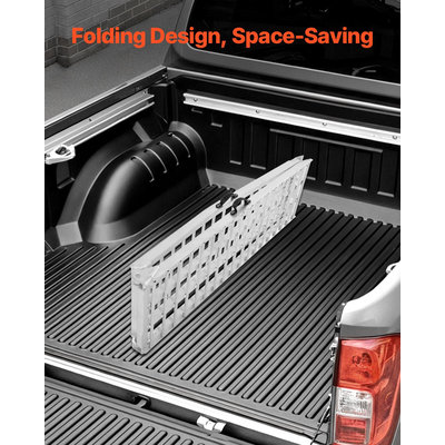 VEVOR 1000 lbs Ράμπες αλουμινίου 1 τμχ Ράμπες φόρτωσης βαρέως τύπου με λαβές