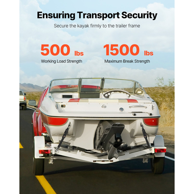 Πτυσσόμενοι ιμάντες με καστάνια VEVOR Ιμάντες δεσίματος 2 σε x 2 πόδια για σκάφος (2 πακέτο)