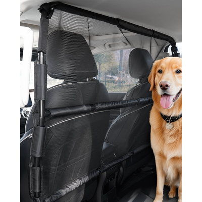 VEVOR Dog Car Barrier 50" Wide μπροστινά καθίσματα Εγκατάσταση Διαχωριστικό αυτοκινήτου για SUV
