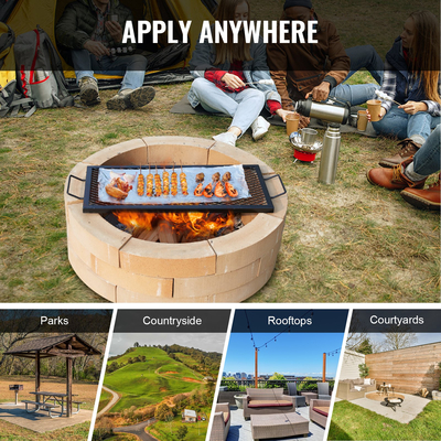 Ορθογώνια σχάρα μαγειρέματος VEVOR 32" Σχάρα ψησταριάς σχάρα X-Marks Heavy-Duty Steel