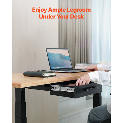 VEVOR 33 cm Ατζέντα Συρτάρι κάτω από το γραφείο Συρτάρι Εξοικονόμηση χώρου οικιακού γραφείου