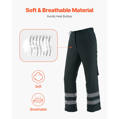 VEVOR Chainsaw Chaps 42,5" Στυλ Wrap Chains Safety Chaps Class A Large