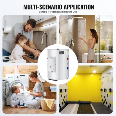 Ηλεκτρικός θερμοσίφωνας VEVOR 10 γαλονιών Άμεση ζεστή οθόνη LED 1,6 Kw για ντους