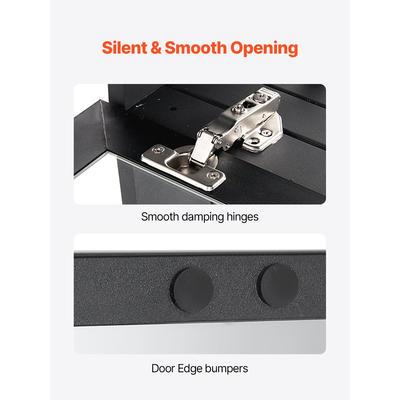 VEVOR Medicine Cabinet 26" x 30" Mirror Medicine Cabinet Ρυθμιζόμενα ράφια