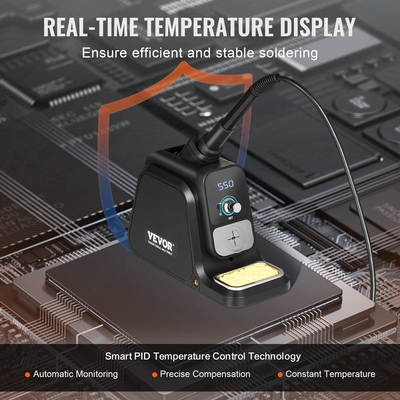 VEVOR Soldering Iron Station 80W LED Κιτ σταθμού συγκόλλησης Χέρια βοήθειας