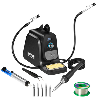 VEVOR Soldering Iron Station 80W LED Κιτ σταθμού συγκόλλησης Χέρια βοήθειας