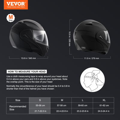 Κράνος Motocross χωρίς μάσκα VEVOR με υποδοχή Bluetooth