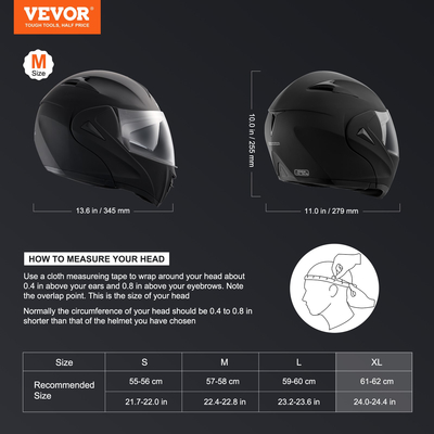 Κράνος Motocross χωρίς μάσκα VEVOR με υποδοχή Bluetooth
