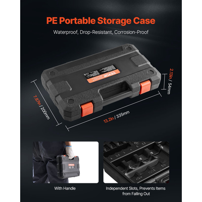 Hex Bit Socket Set 32-Pece S2 Alloy Steel Cr-V Steel Standard SAE and Metric