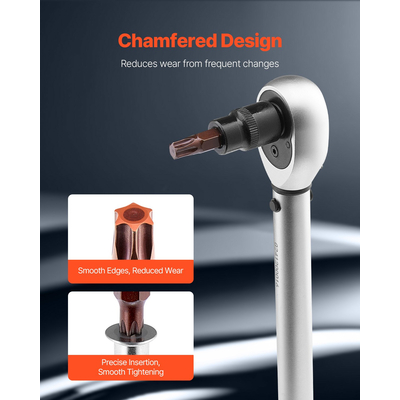 Torx Bit Socket and External Torx Socket Set 31-Pece T8-T70 and E4-E24 Steel