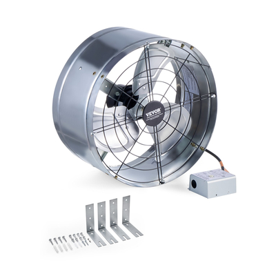 VEVOR 15" Gable Mount Fan 1300 CFM Attic Exhaust Fan with Ρυθμιζόμενος Θερμοστάτης