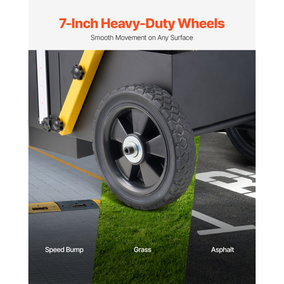 VEVOR Striping Line Marking Machine 24 x 13 x 35,4 in Striping Machine Machine Black