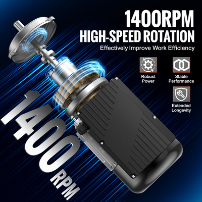 Ηλεκτρικός κινητήρας VEVOR 0,55KW 1400RPM AC 220~240V 4,5A 1-φασικός άξονας με κλειδί 19mm