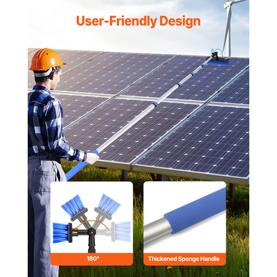 VEVOR Water Fed Pole Kit 7,3m Solar Panel Cleaning Pole with Extendable Handle