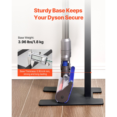 Βάση κενού VEVOR για βάση στήριξης αποθήκευσης Dyson Multi-Models με 6 γάντζους