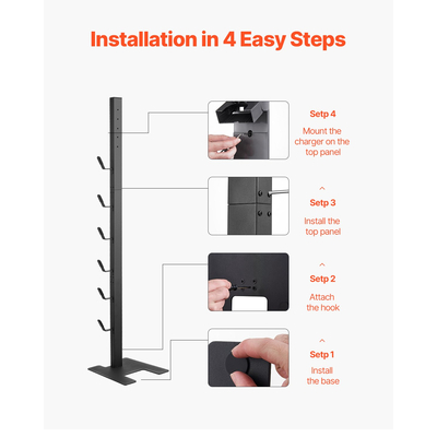 Βάση κενού VEVOR για βάση στήριξης αποθήκευσης Dyson Multi-Models με 6 γάντζους
