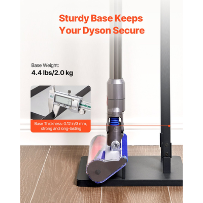 Βάση κενού VEVOR για βάση στήριξης αποθήκευσης Dyson Multi-Models με 4 γάντζους