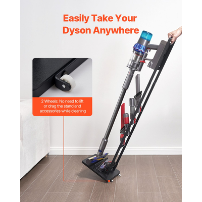 Βάση κενού VEVOR για βάση στήριξης αποθήκευσης Dyson Multi-Models με ρόδες