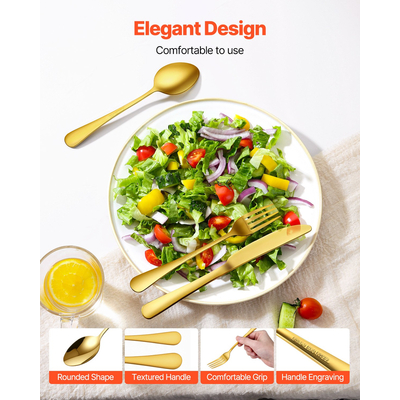 Σετ μαχαιροπίρουνα VEVOR 100 τεμαχίων Ανοξείδωτα μαχαιροπίρουνα μαχαιροπίρουνα μαχαιροπήρουνα για 20