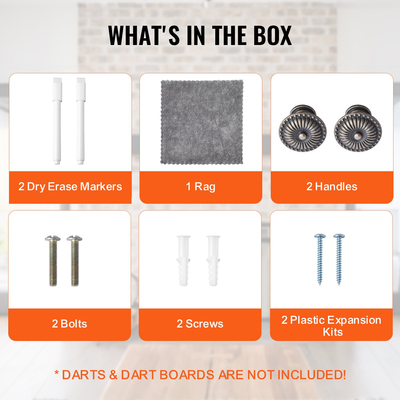 Επίσημο μέγεθος καμπίνας VEVOR Solid Wood Dartboard (Δεν περιλαμβάνεται το Dartboard)