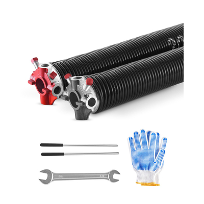 VEVOR Garage Door Torsion Springs Ζεύγος 0,207 x 2 x 24 ιντσών με ράβδους περιέλιξης