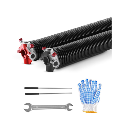 VEVOR Garage Door Torsion Springs Ζεύγος 0,218 x 2 x 26 ιντσών με ράβδους περιέλιξης