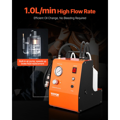 VEVOR 220V Electric Complete Adapter Fluid Brake Kit για τροφοδοσία DC και AC