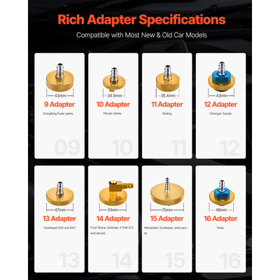VEVOR 220V Electric Complete Adapter Fluid Brake Kit για τροφοδοσία DC και AC