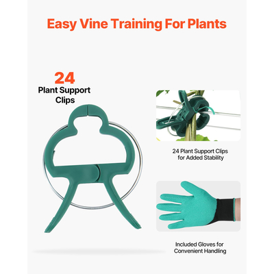 VEVOR A-Frame Cucumber Trellis 35" x 55" Πτυσσόμενο μεταλλικό καφασωτό κήπου