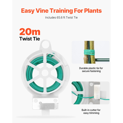 Πτυσσόμενο μεταλλικό καφασωτό κήπου VEVOR A-Frame Cucumber Trellis 39" x 32