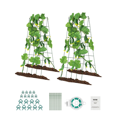 Πτυσσόμενο μεταλλικό καφασωτό κήπου VEVOR A-Frame Cucumber Trellis 39" x 32