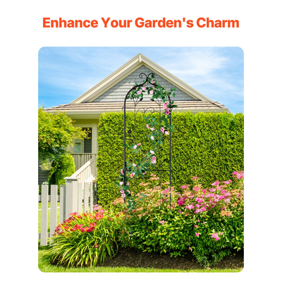 VEVOR Metal Garden Trellis for Climbing Plant Support 60 x 15 σε ανθεκτικό στη σκουριά