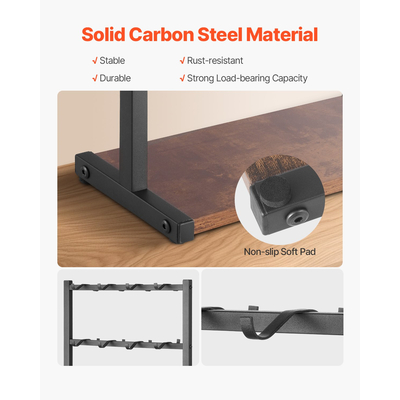 Βάση κούπας καφέ VEVOR για πάγκο 16 αγκίστρια σχάρα ποτηριών με βάση αποθήκευσης ξύλου