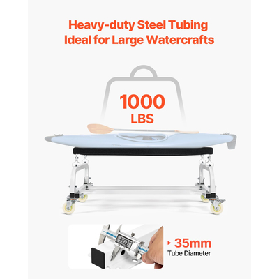 VEVOR Watercraft PWC Dolly Boat 1000 lbs Χωρητικότητα τζετ σκι Σταντ αποθήκευσης