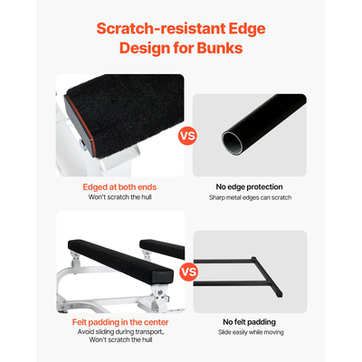 VEVOR Watercraft PWC Dolly Boat 1300 lbs Χωρητικότητα τζετ σκι Σταντ αποθήκευσης