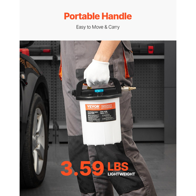 Κιτ εξαέρωσης φρένων VEVOR 3L με εξαγωγή υγρού φρένων με 13 συνδέσμους σωλήνων