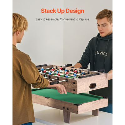 VEVOR 82cm Τραπέζι Air Hockey Τραπέζι 4-σε-1 Combo Παιχνίδι Ποδόσφαιρο Πινγκ Πονγκ Μπιλιάρδο