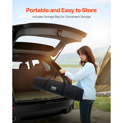 Στρώμα αέρα VEVOR με πλαίσιο & αντλία 1 Person Blow Up Στρώμα Camping 300lbs